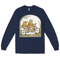 Navy frog and toad Long Sleeve Tee - artisFamous