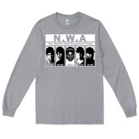 Heather Grey n w a Long Sleeve Tee - artisFamous