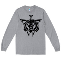 Heather Grey rayquaza Long Sleeve Tee - artisFamous