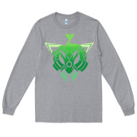 Heather Grey rayquaza Long Sleeve Tee - artisFamous