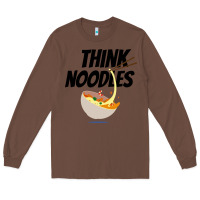 Chestnut think noodles Long Sleeve Tee - artisFamous