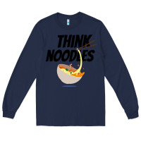 Navy think noodles Long Sleeve Tee - artisFamous