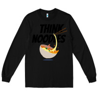 Black think noodles Long Sleeve Tee - artisFamous