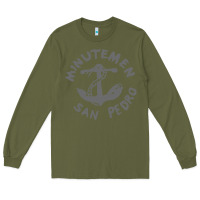 Army Green Minutemen San Pedro Long Sleeve Tee - artisFamous