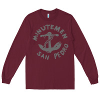Burgundy Minutemen San Pedro Long Sleeve Tee - artisFamous