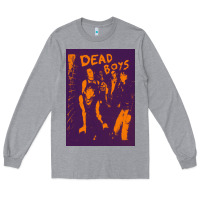 Heather Grey Dead Boys Punk Long Sleeve Tee - artisFamous
