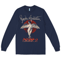 Navy louder than life teather american Long Sleeve Tee - artisFamous