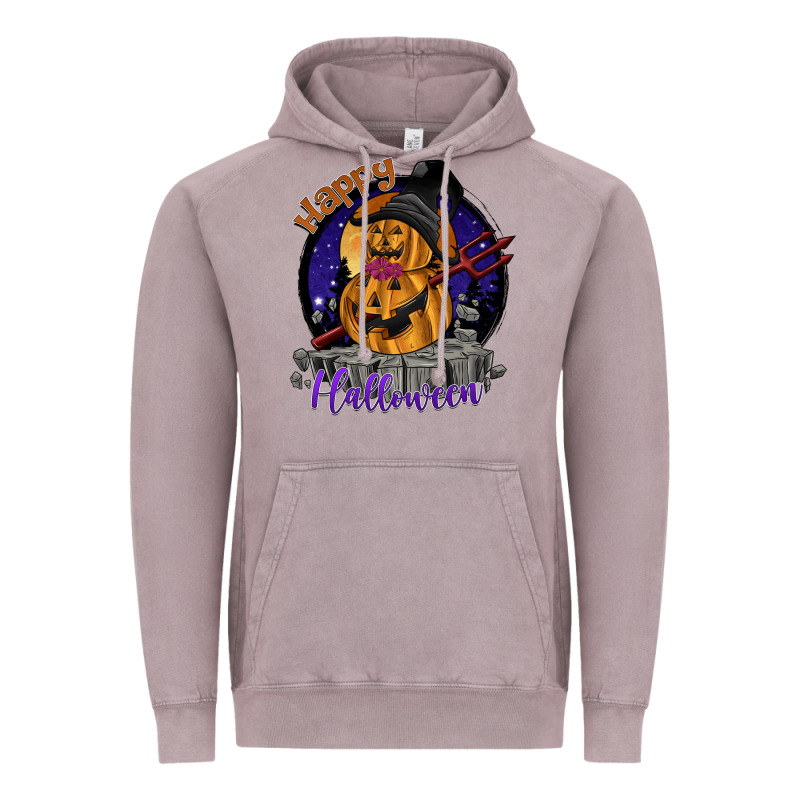 Happy Halloween Vintage Hoodie by SublimationCraftShop | Teevron