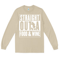 Mushroom straight out a food and wine Long Sleeve Tee - artisFamous
