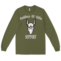 Army Green soldiers of odin worldwide support Long Sleeve Tee - artisFamous