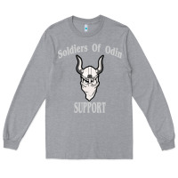 Heather Grey soldiers of odin worldwide support Long Sleeve Tee - artisFamous