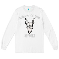 White soldiers of odin worldwide support Long Sleeve Tee - artisFamous