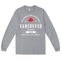 Heather Grey vancouver canada Long Sleeve Tee - artisFamous