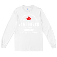 White vancouver canada Long Sleeve Tee - artisFamous