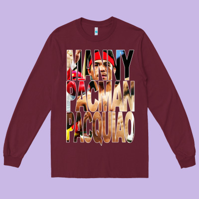 Manny Pacman Pacquiao Philipino Boxer Long Sleeve Tee Designed By Artisfamous