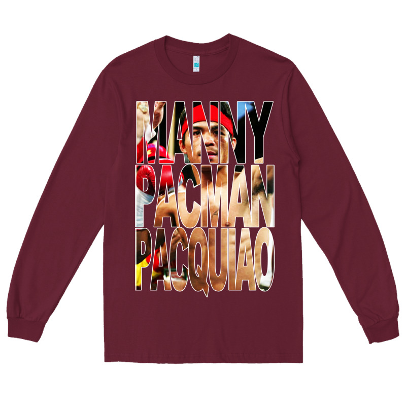 Manny Pacman Pacquiao Philipino Boxer Long Sleeve Tee by artisFamous | Teevron