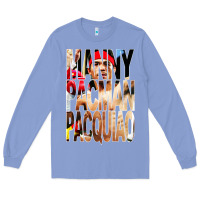 Colony Blue manny pacman pacquiao philipino boxer Long Sleeve Tee - artisFamous