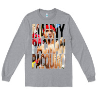 Heather Grey manny pacman pacquiao philipino boxer Long Sleeve Tee - artisFamous