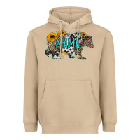 Mushroom mama bear sunflowers leopard cowhide mother's day Heavyweight Hoodie - Jasminsmagicworld