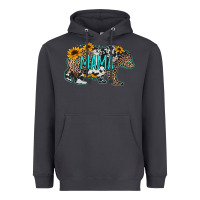 Smoke mama bear sunflowers leopard cowhide mother's day Heavyweight Hoodie - Jasminsmagicworld