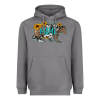 Storm mama bear sunflowers leopard cowhide mother's day Heavyweight Hoodie - Jasminsmagicworld