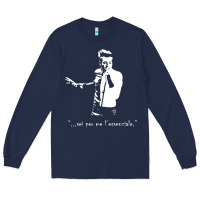 Navy marco mengoni l essenziale Long Sleeve Tee - artisFamous