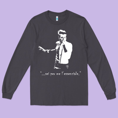 Marco Mengoni L Essenziale Long Sleeve Tee Designed By Artisfamous