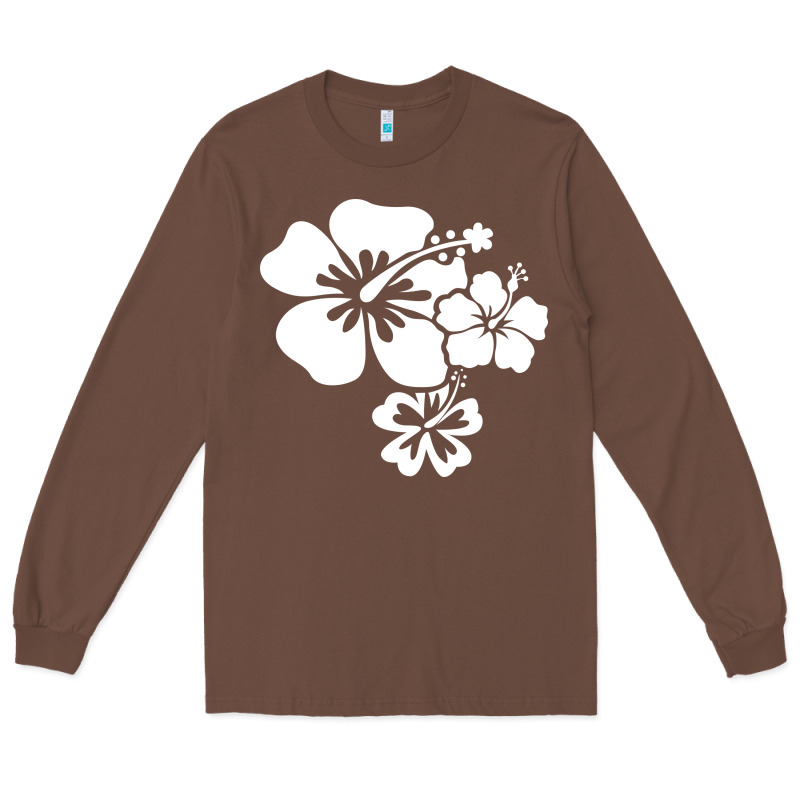 Hawaiian Flower Long Sleeve Tee by artisFamous | Teevron