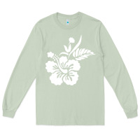 Matcha hawaiian flower Long Sleeve Tee - artisFamous