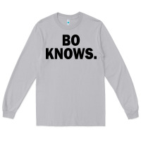 Moon Dust bo knows (black text) Long Sleeve Tee - artisFamous