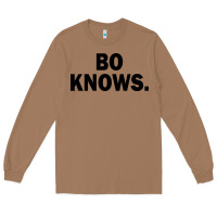 Toasted Coconut bo knows (black text) Long Sleeve Tee - artisFamous