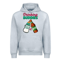 Heather Grey Drinking Buddies Urban Hoodie - Jasminsmagicworld