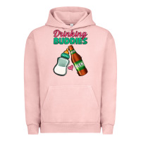 Pigment Salmon Drinking Buddies Urban Hoodie - Jasminsmagicworld