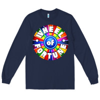 Navy wheel fortune Long Sleeve Tee - artisFamous