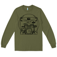 Army Green drums gift Long Sleeve Tee - artisFamous