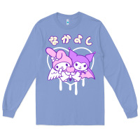 Colony Blue melody and kuromi heart Long Sleeve Tee - artisFamous
