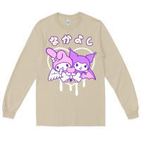 Mushroom melody and kuromi heart Long Sleeve Tee - artisFamous