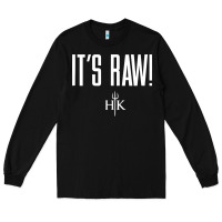Black official hell's kitchen it's raw Long Sleeve Tee - artisFamous
