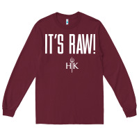 Burgundy official hell's kitchen it's raw Long Sleeve Tee - artisFamous