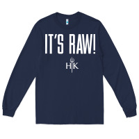 Navy official hell's kitchen it's raw Long Sleeve Tee - artisFamous