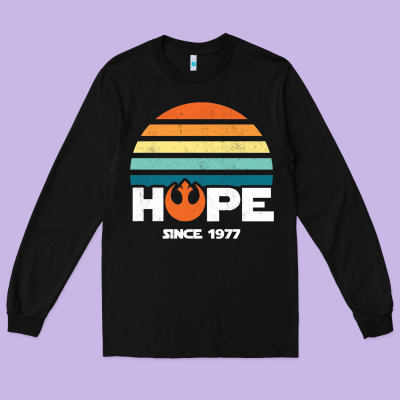 Hope Since 1977 Long Sleeve Tee Designed By Artisfamous