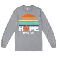 Heather Grey hope since 1977 Long Sleeve Tee - artisFamous