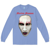 Colony Blue marilyn manson Long Sleeve Tee - artisFamous