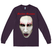 Plum marilyn manson Long Sleeve Tee - artisFamous