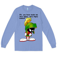 Colony Blue marvin the martian looney toons Long Sleeve Tee - artisFamous