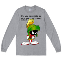 Heather Grey marvin the martian looney toons Long Sleeve Tee - artisFamous