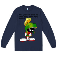 Navy marvin the martian looney toons Long Sleeve Tee - artisFamous