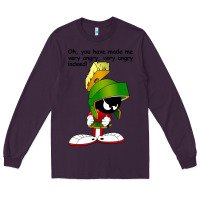 Plum marvin the martian looney toons Long Sleeve Tee - artisFamous