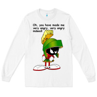 White marvin the martian looney toons Long Sleeve Tee - artisFamous