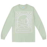 Matcha cosmonaut – retro soviet space race Long Sleeve Tee - artisFamous